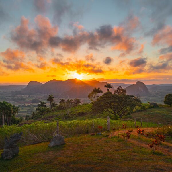 Couché de soleil inoubliable sur Viñales